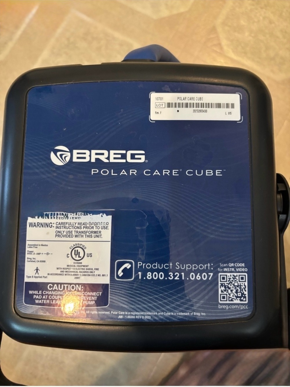Breg Polar Care Cube Cold Therapy Unit - Blue